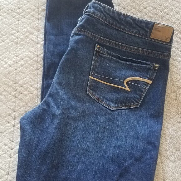 American Eagle Outfitters Denim - American Eagle Skinny Fit Straight Leg Jeans